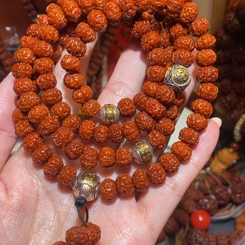 【闪购商品】金刚菩提手串10配玉化