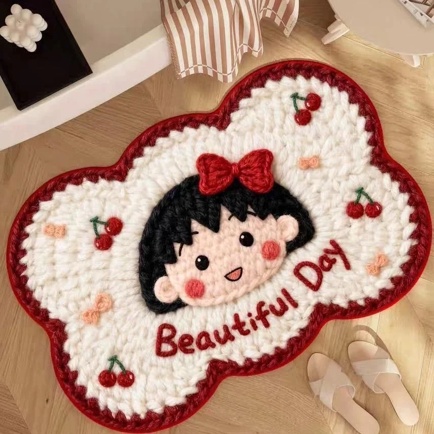 硅藻泥5D立体编织风吸水速干耐脏地垫入户门玄关浴室卫生间脚垫