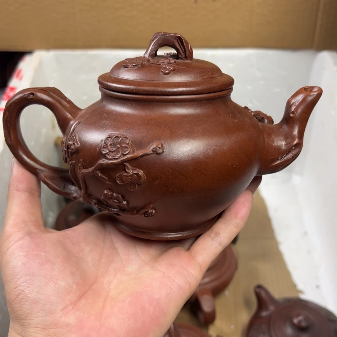 茶壶紫砂宜兴原矿紫砂壶450毫升容量