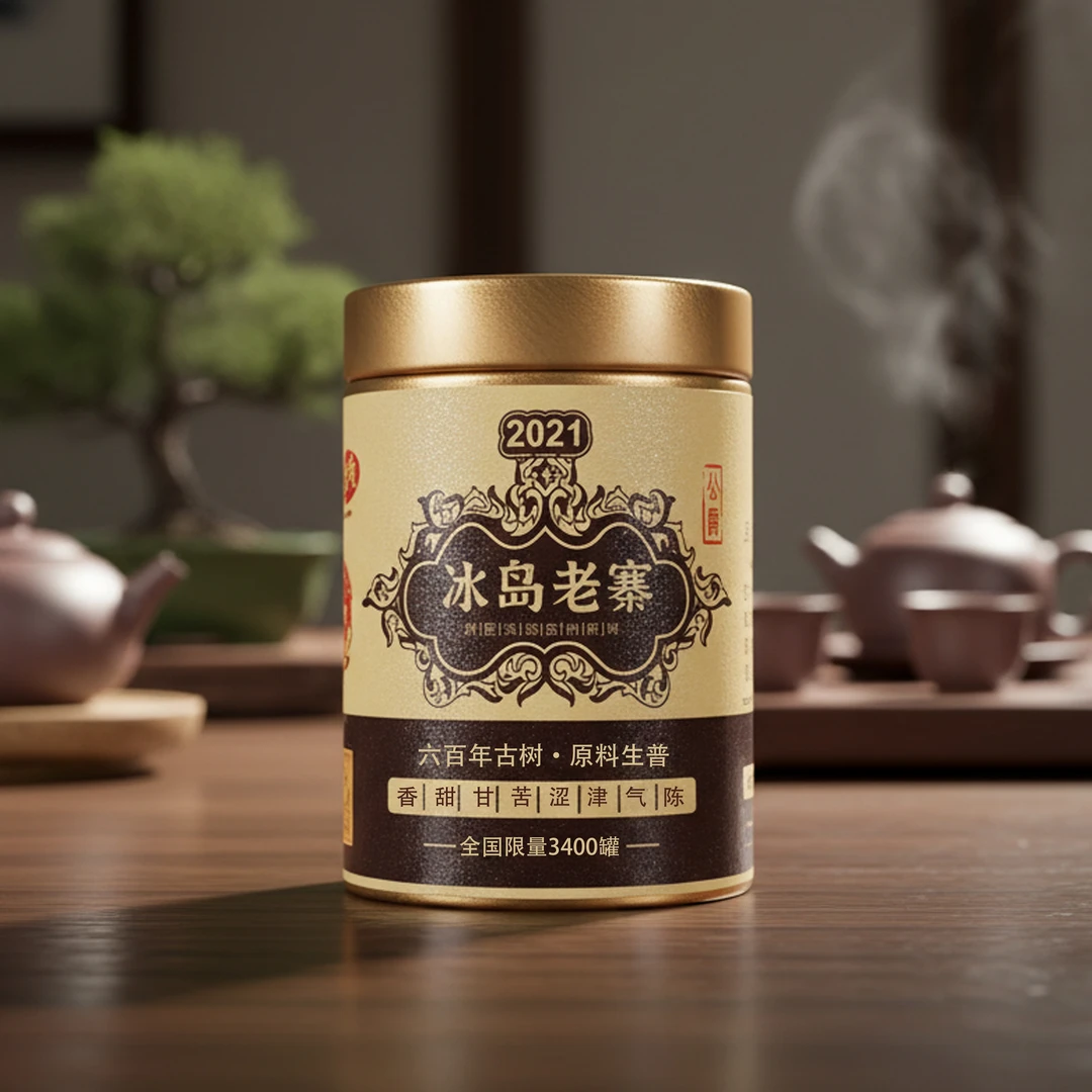 【印级公爵】2021年冰岛老寨-六百年古树-原料生普35g