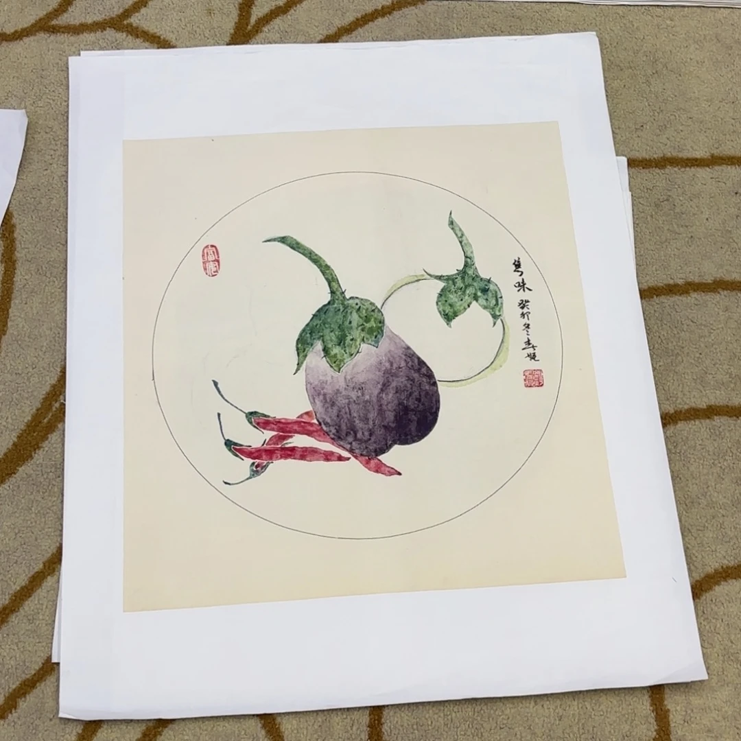 国画国画老师作品刘