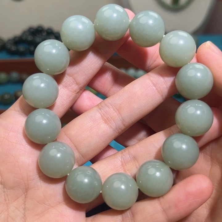 和田玉未镶嵌手链卡16