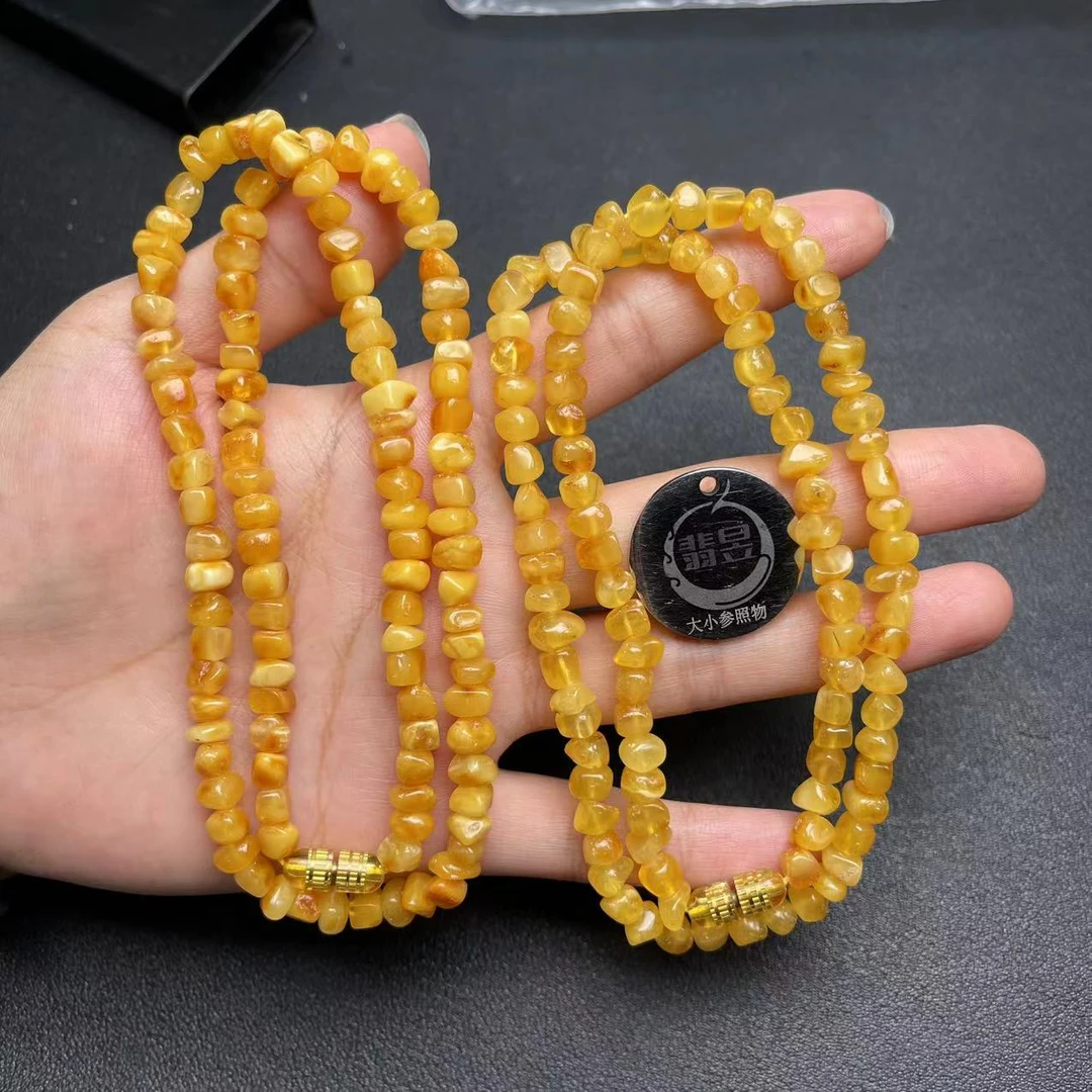 36007T03-3BH29-蜜蜡珠链颈饰/随型/约100颗/-多样性发其一