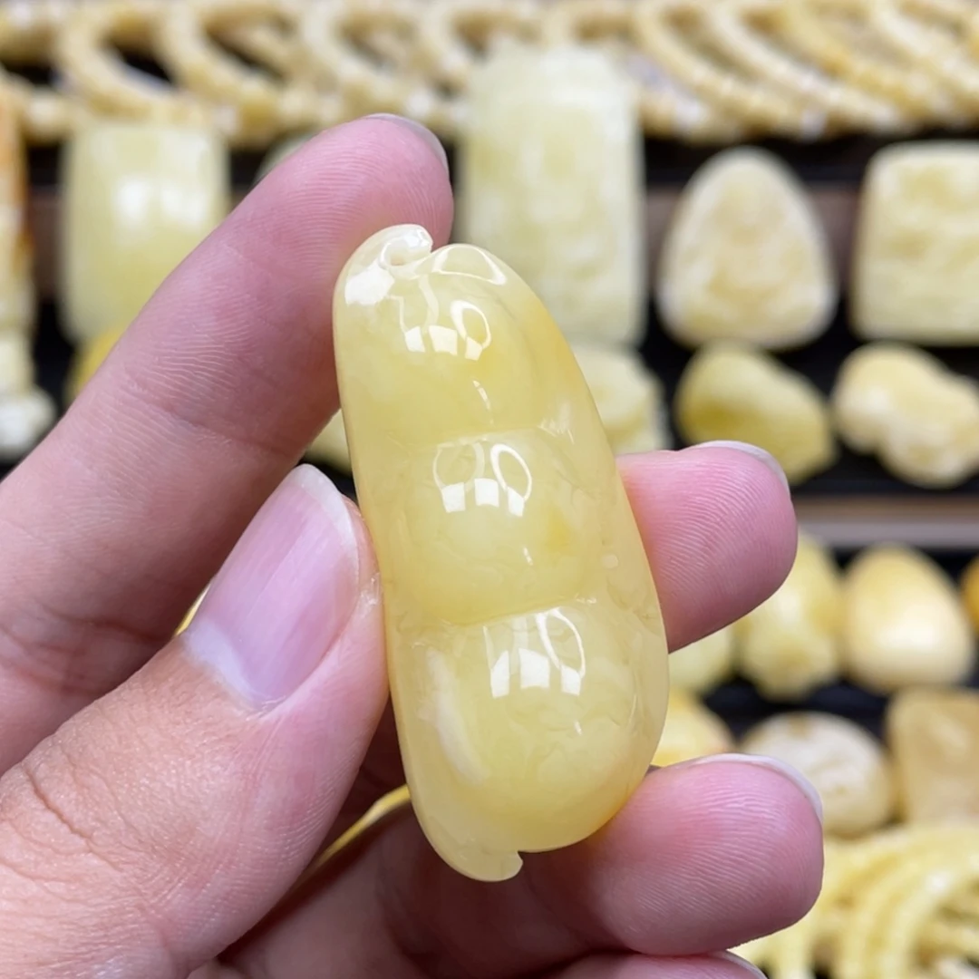 琥珀未镶嵌裸石琥珀蜜蜡