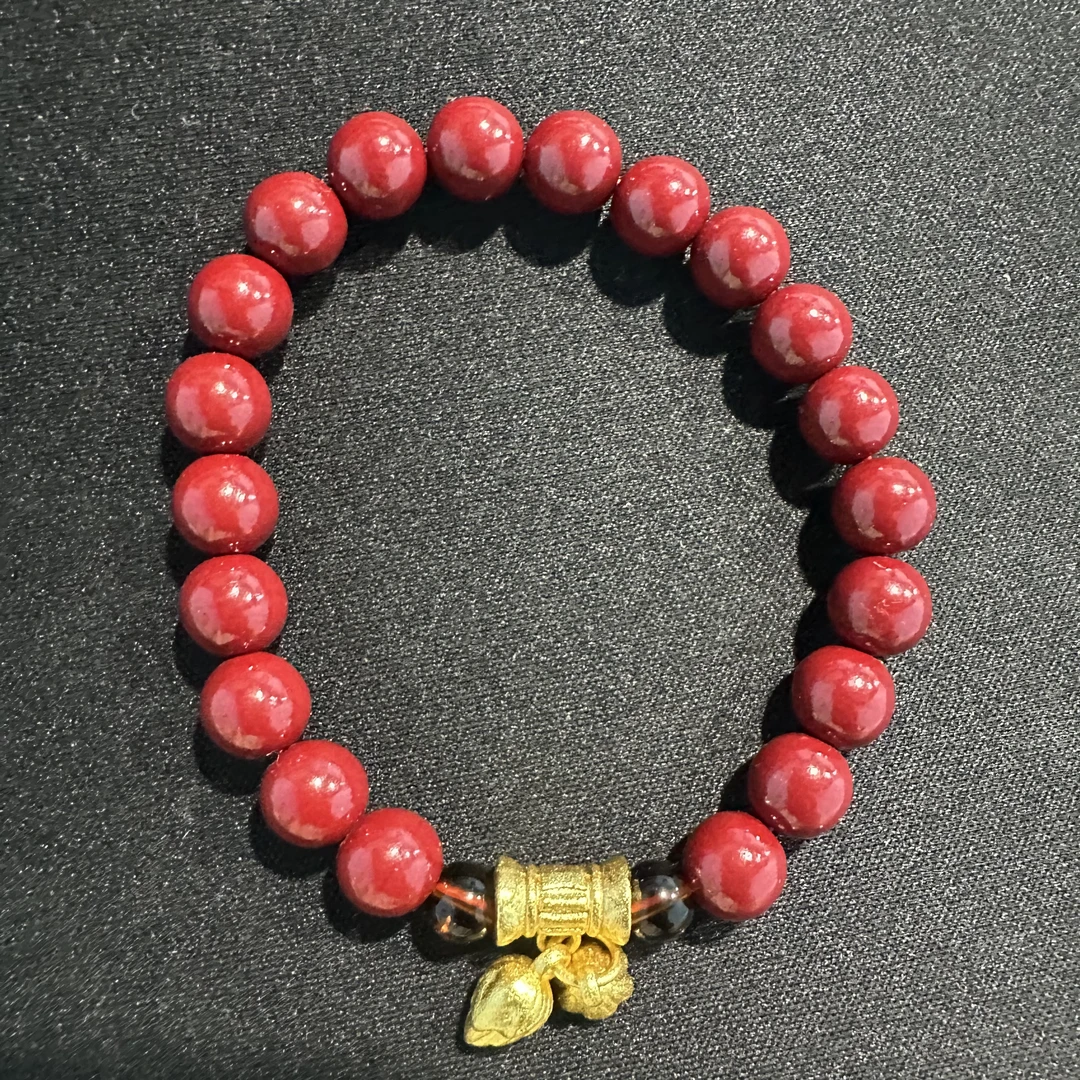 含辰砂工艺品 含辰砂工艺品YW128精品手串（无礼盒）