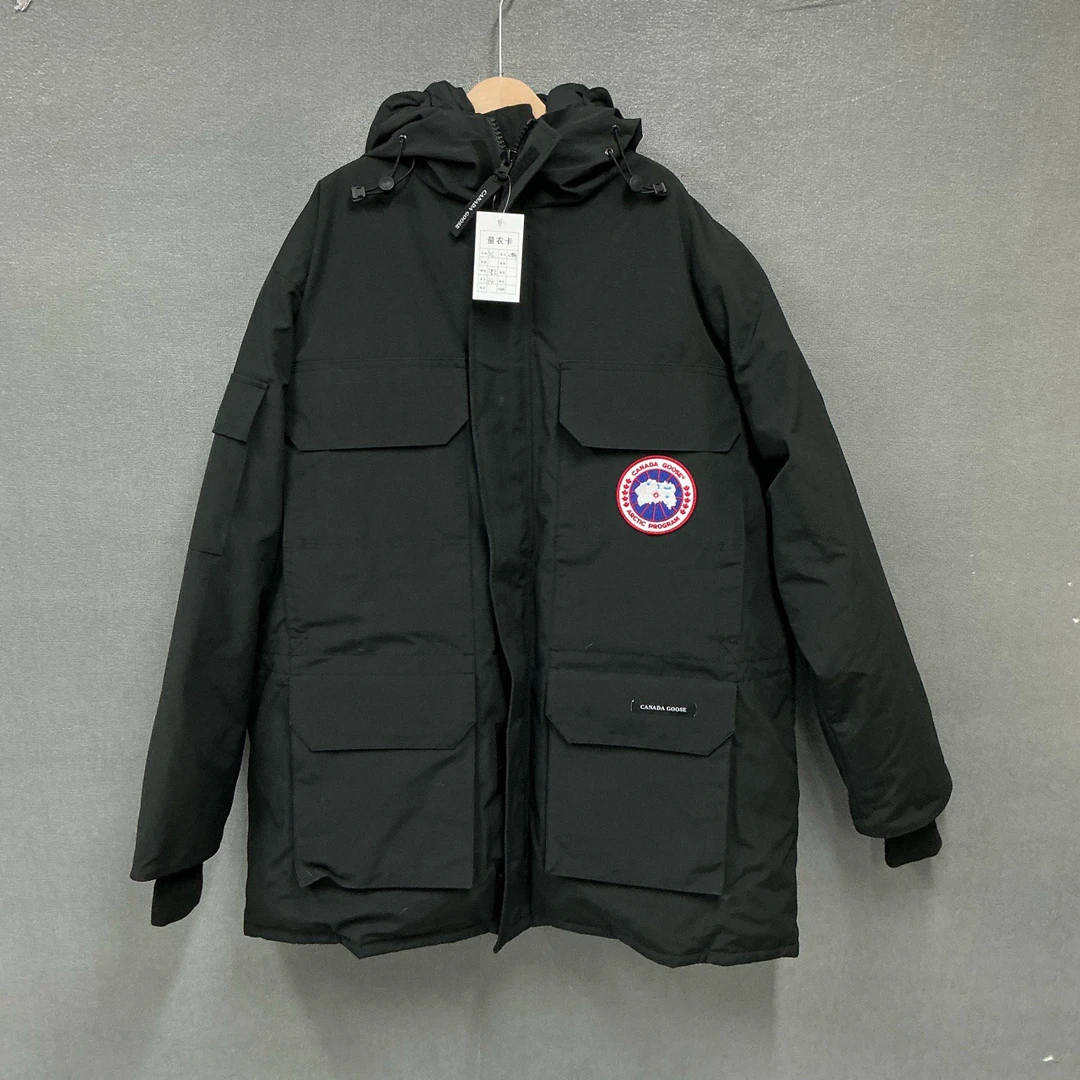 未使用 CANADA GOOSE 加拿大鹅连帽80%羽绒服全新带吊XL码/9680