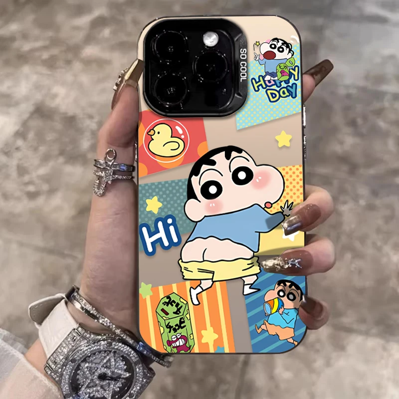 小新卡通适用苹果16promax手机壳iPhone15硅胶14保护套17新款12