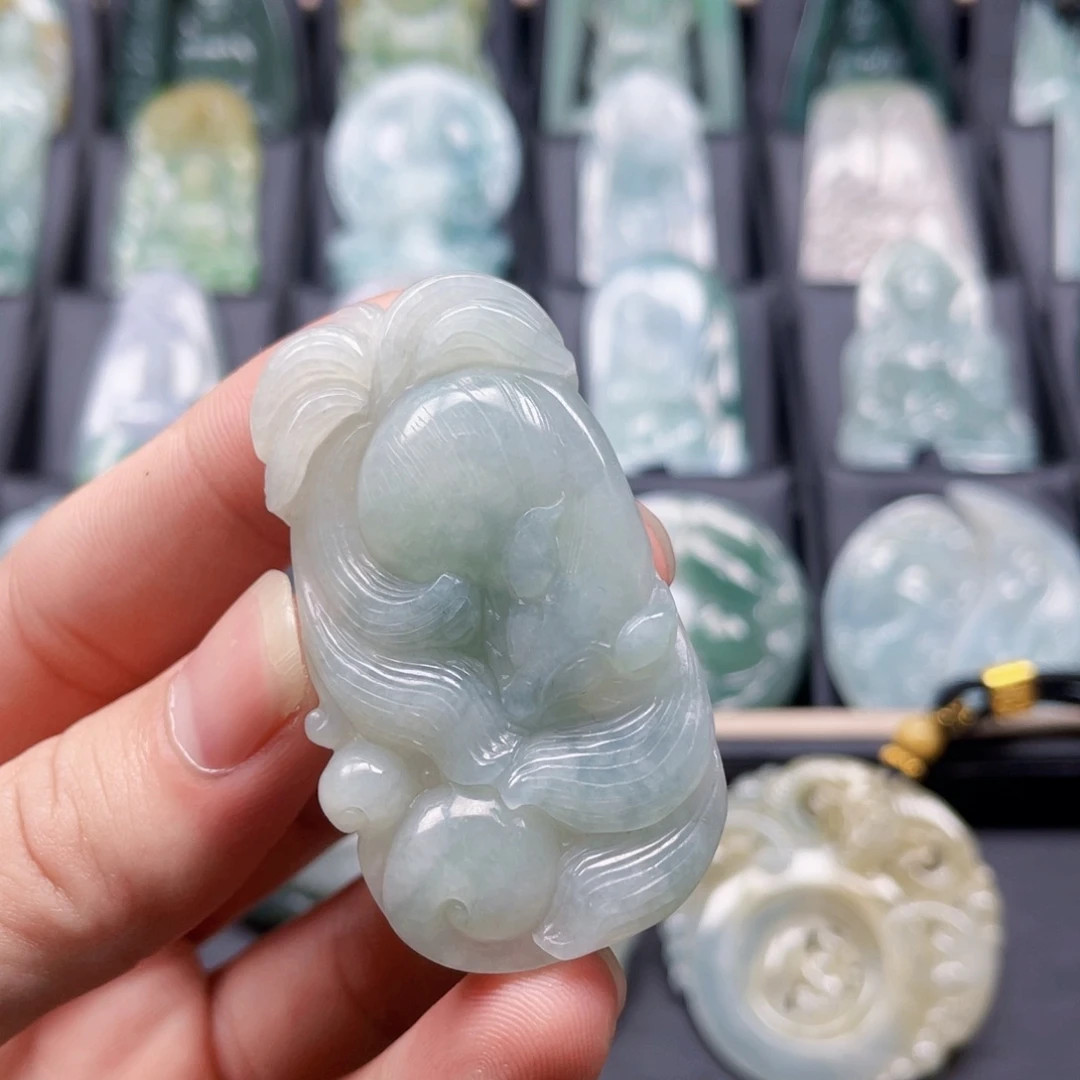颈饰未镶嵌翡翠翡翠