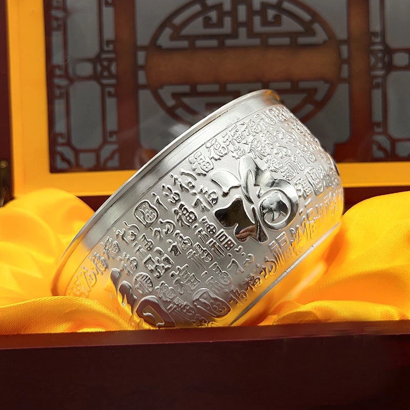 百福碗摆件高档中式家用百福碗加厚浮雕创意大号