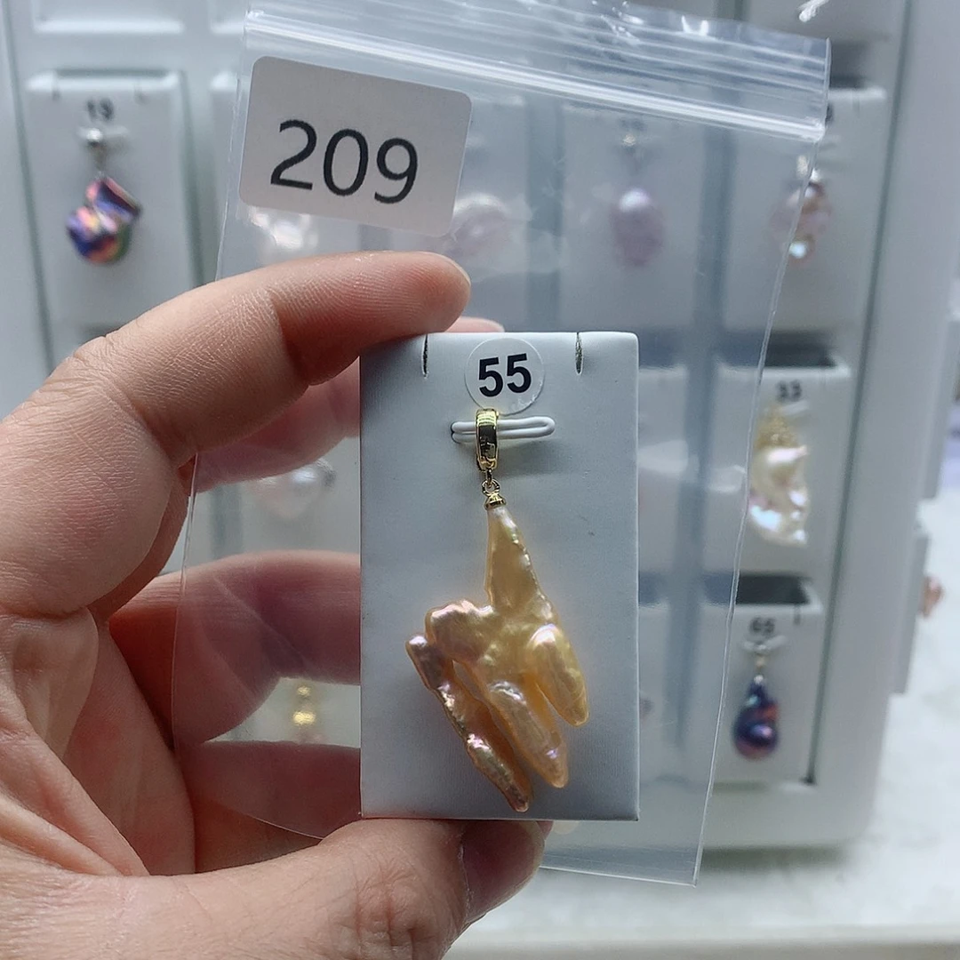 吊坠(不含链)淡水珍珠合金