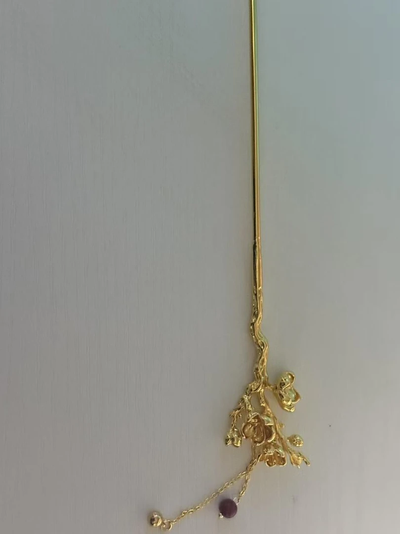 吊坠足银 【高级定制】收藏级轻奢时尚高端设计黄色吊装Wzh21882