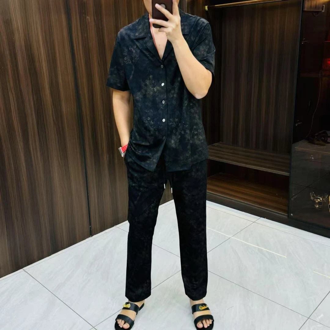 【5169-22】可外穿舒适时尚套装男士时尚休闲轻薄透气