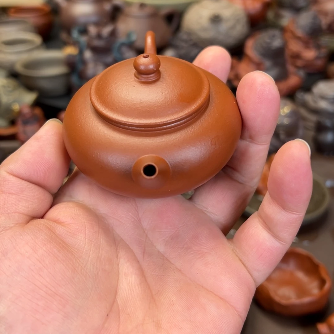 紫砂茶宠紫砂水平壶