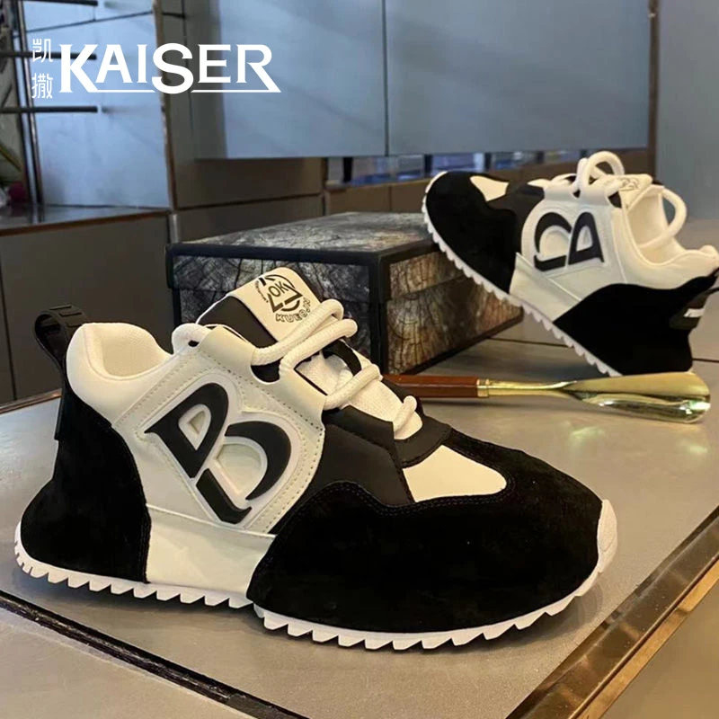凯撒官方正版男鞋秋季新款厚底耐磨休闲老爹鞋时尚百搭跑步运动鞋