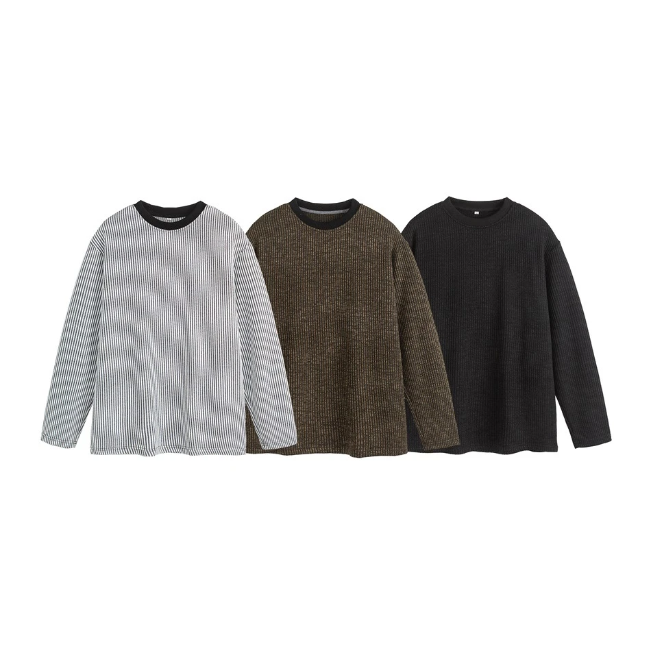 潮牌圆领外套男生穿初秋穿搭男士春秋秋装男款爆款2025新款卫衣