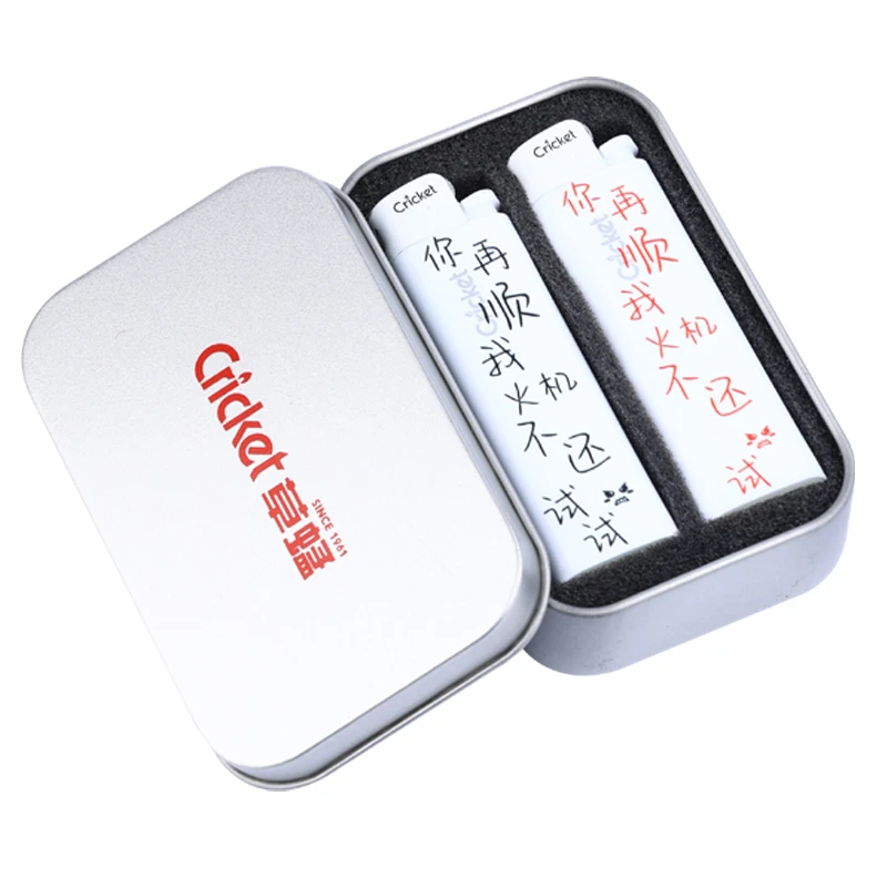 一次性砂轮式火石打火机礼盒装家用耐用适合送男女友礼品