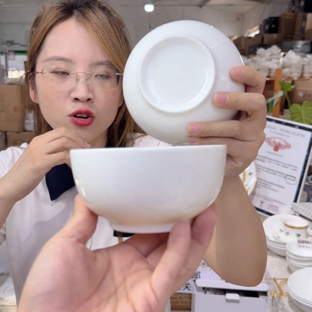 骨瓷5英寸饭碗10只装