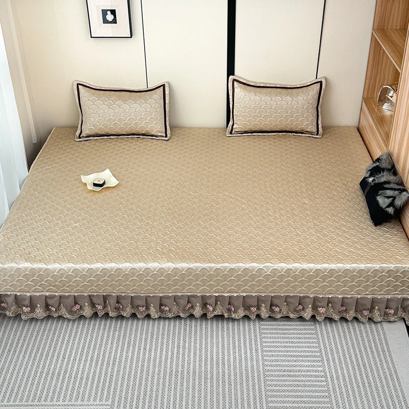 榻榻米床盖2026新款夹棉加厚防滑炕盖大尺寸东北农村土炕单罩定制