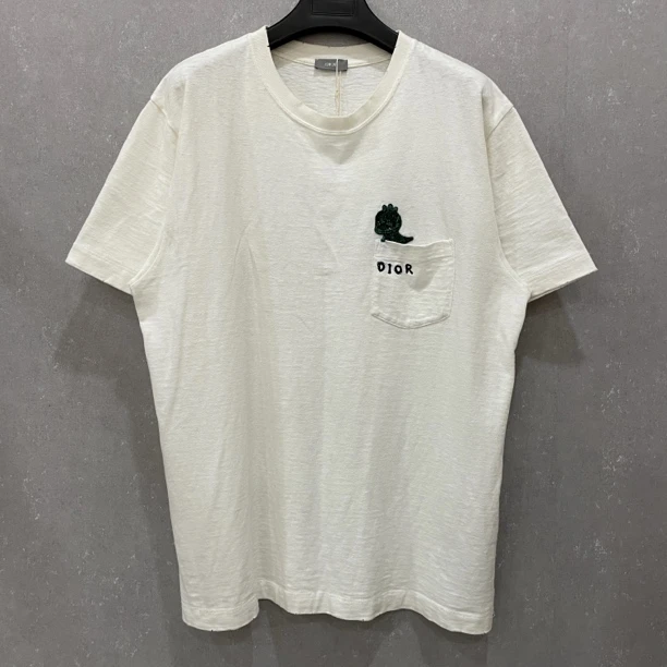 99新 DIOR/迪奥 Dior 迪奥 口袋小恐龙刺绣短袖 XL码 008429