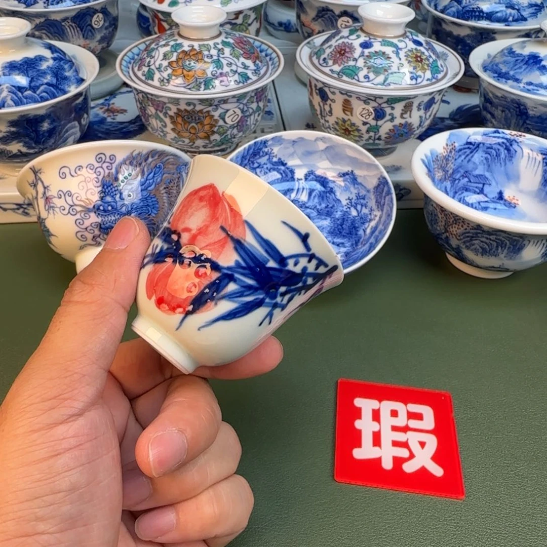 纯手绘纯手工茶具1