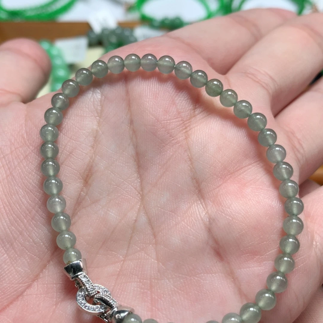 未镶嵌手链翡翠翡翠