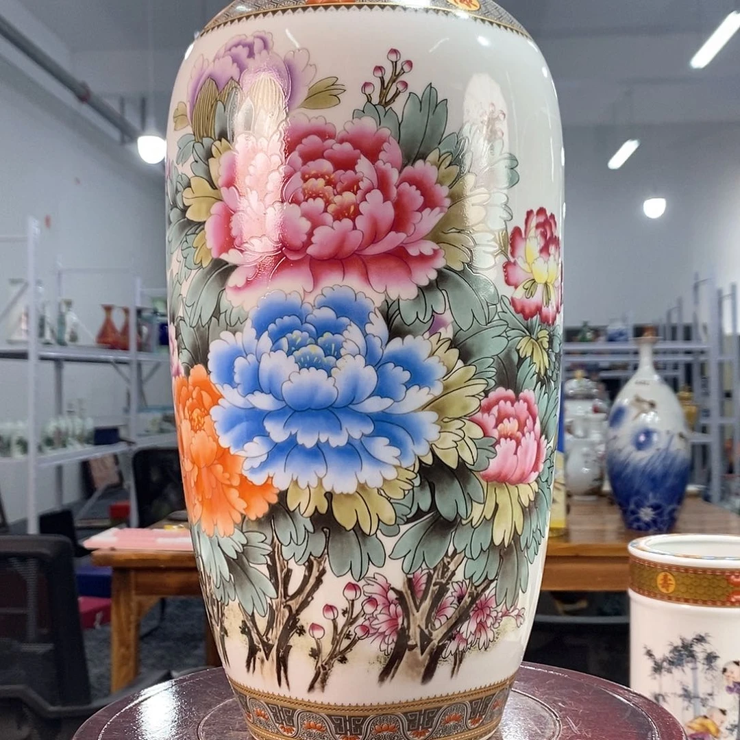 摆件景德镇陶瓷花瓶摆件