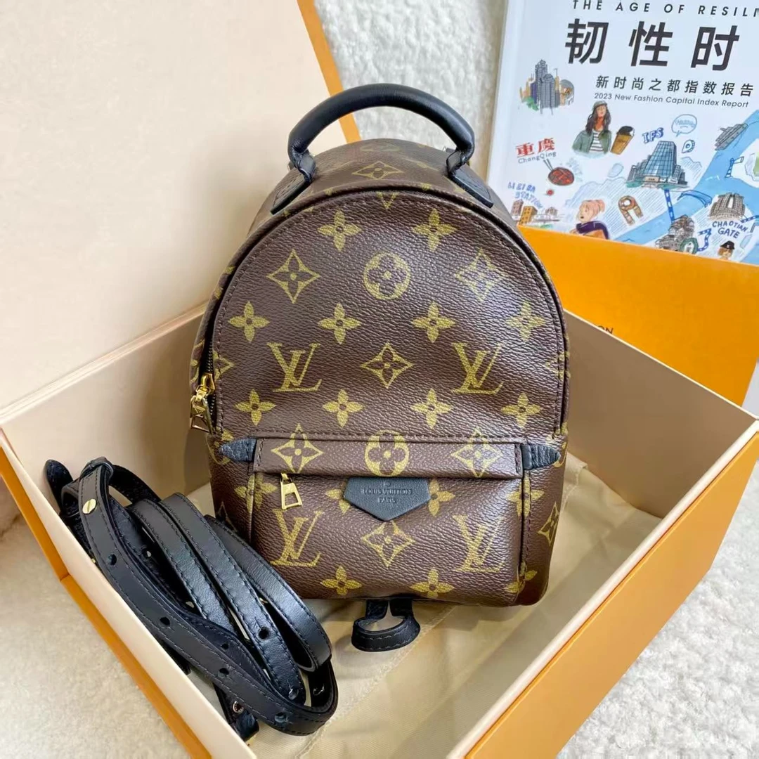 95新 LouisVuitton/路易威登 壹臻/老花mini小书包/12期/70384897