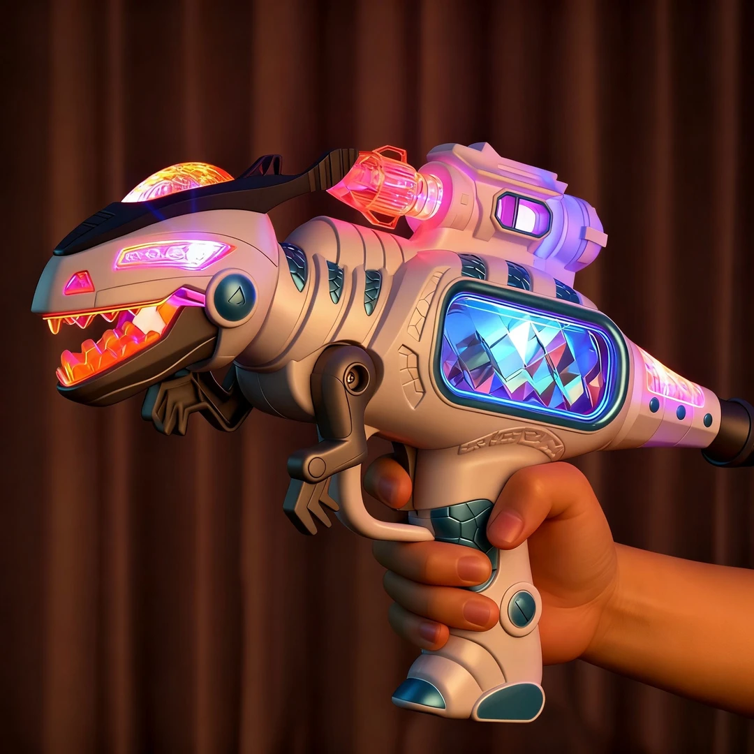 玩具枪小男孩儿童恐龙电动声光冲锋宝宝恐龙枪音乐孩子2一3岁益智