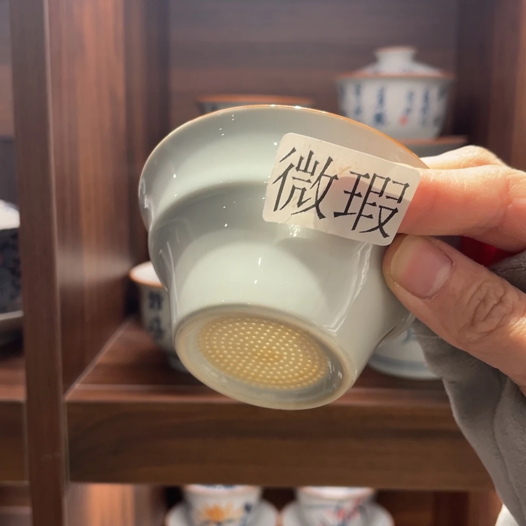 微瑕釉下彩纯手绘