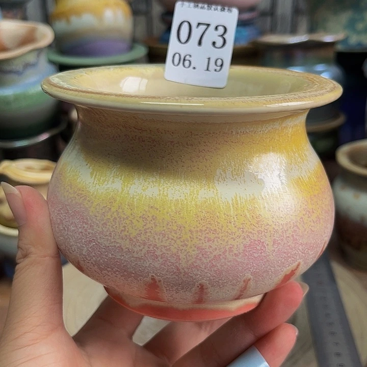 瓷片景德镇陶瓷手工制作口9高9