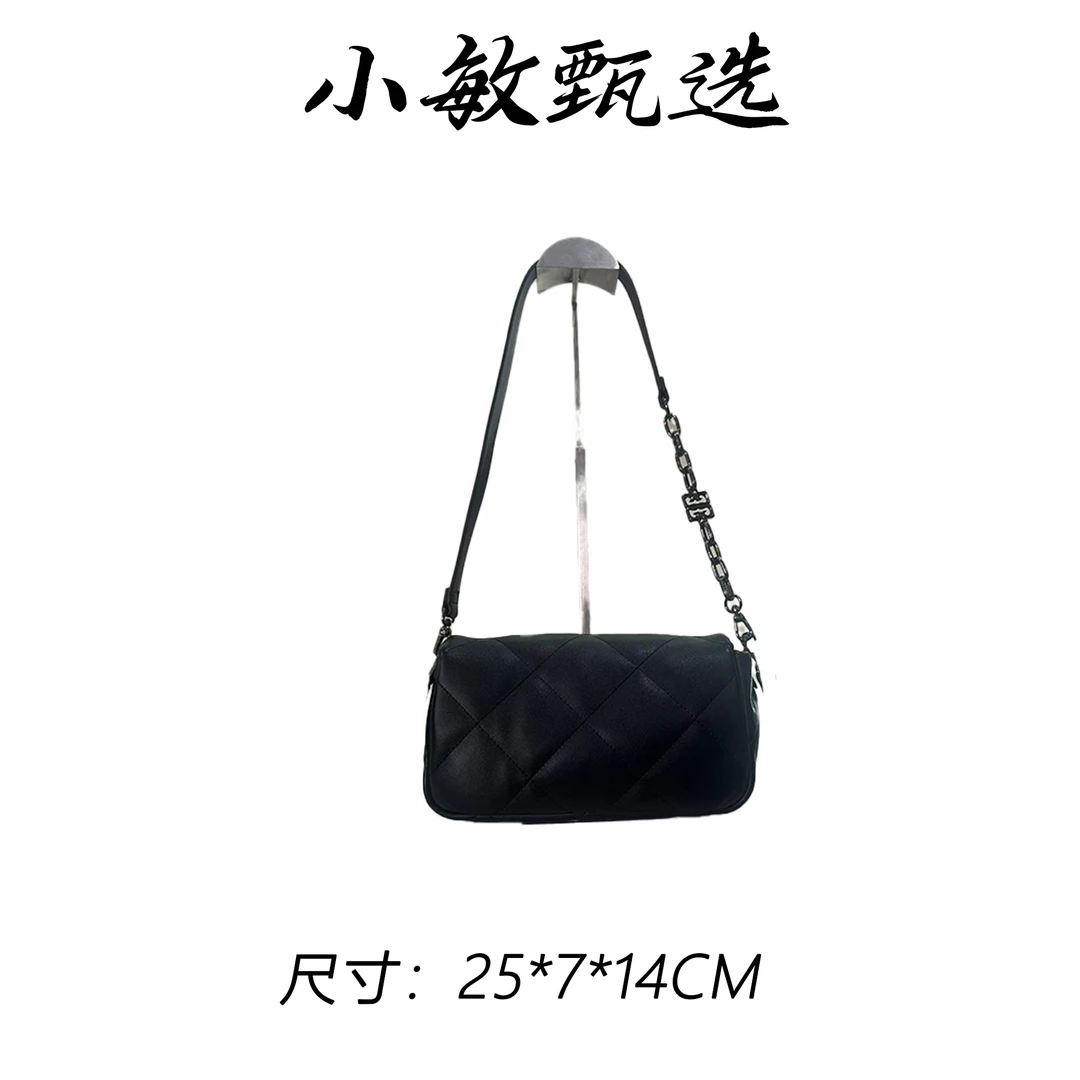 【小敏精选】渠道货SKL-7755-黑色春夏单时尚单肩女包