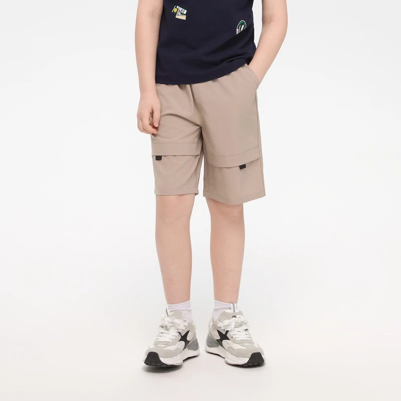 POLOWALK童装2025夏季新品男童中裤