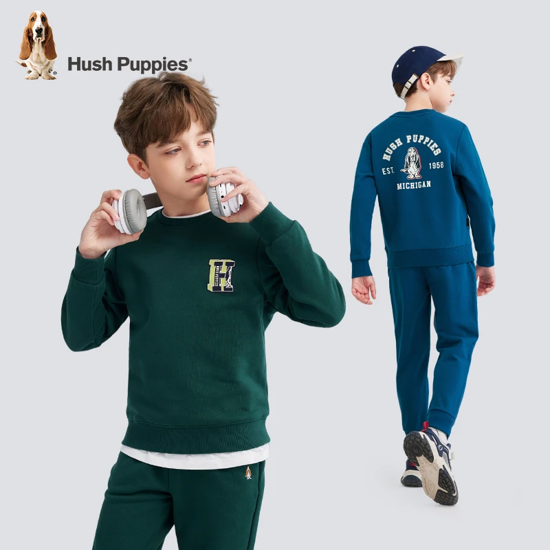 【卫衣套装】暇步士童装2025年春季新款儿童百搭卫衣长裤两件装