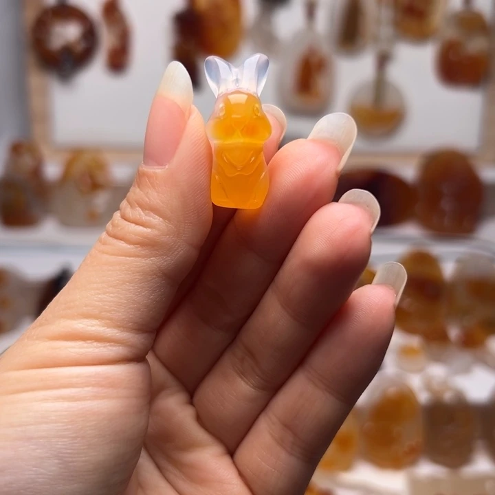 玛瑙/玉髓合金吊坠