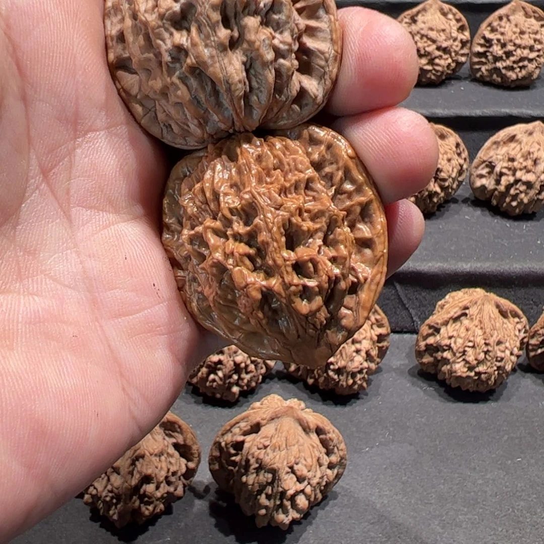 文玩核桃把件l*o虎头