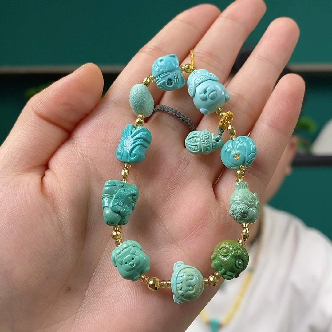 绿松石未镶嵌珠宝奇石