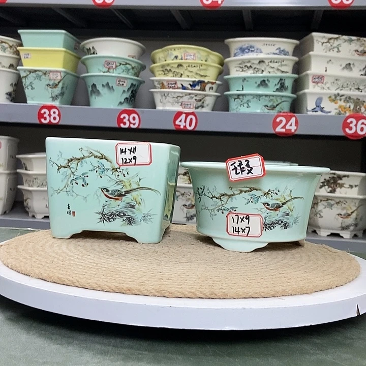 紫砂紫砂花盆6633