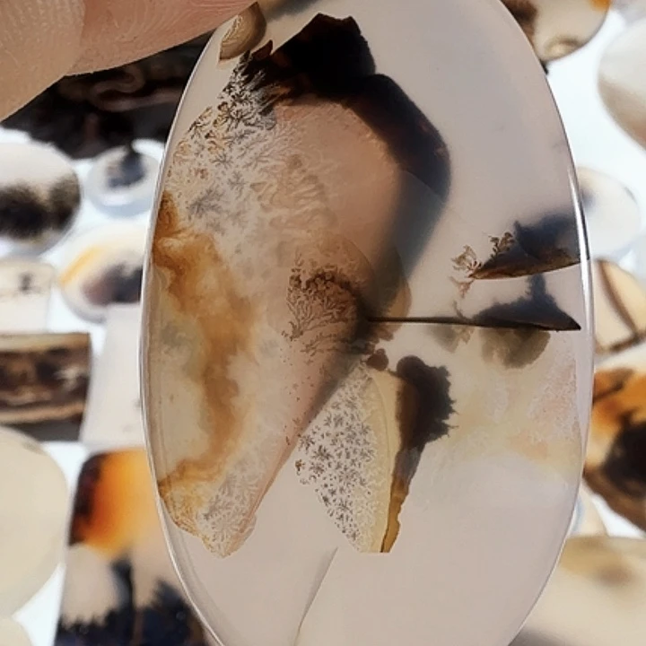 玛瑙/玉髓钛钢珠宝半成品