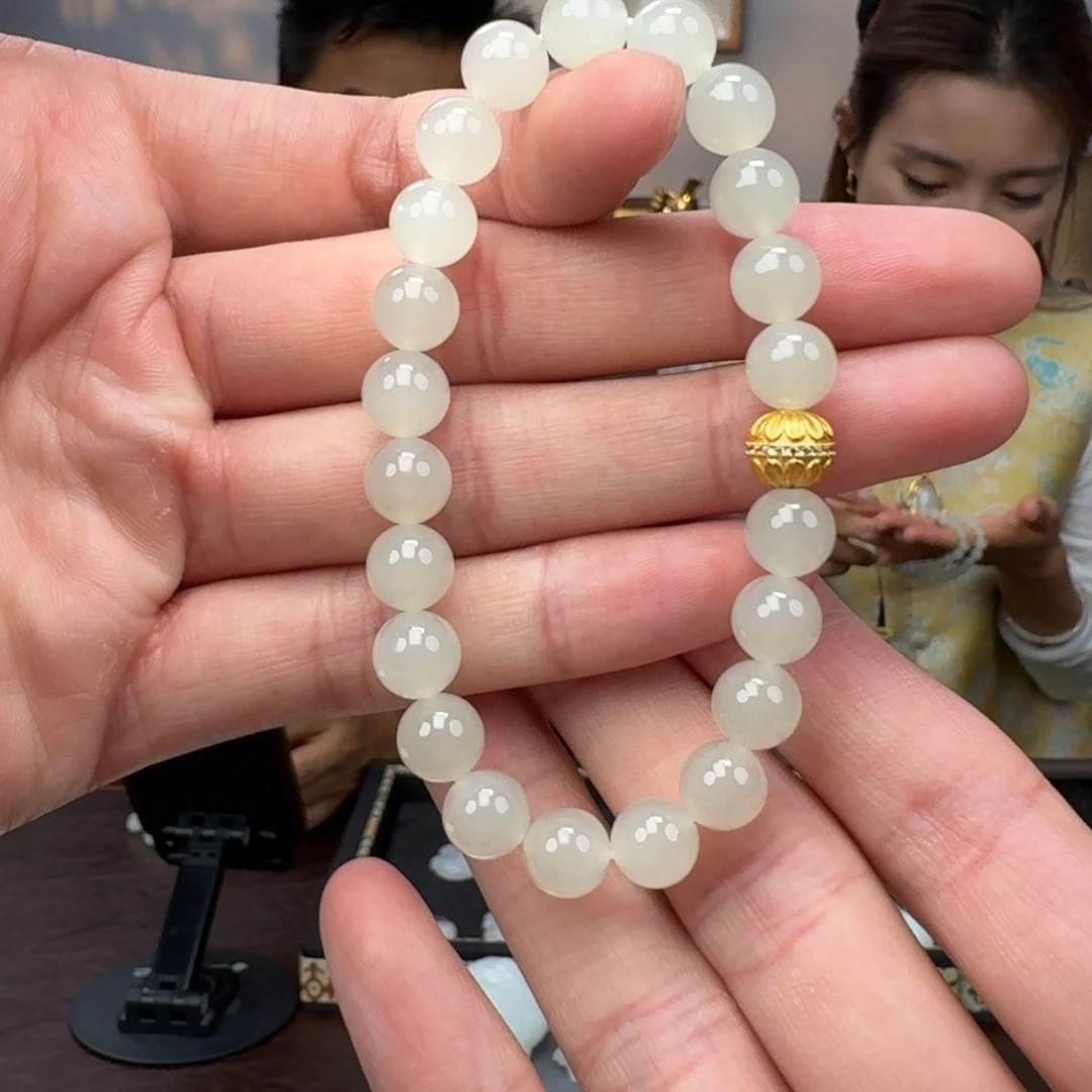 颈饰银S925镶嵌和田玉914刘娜卡8左右