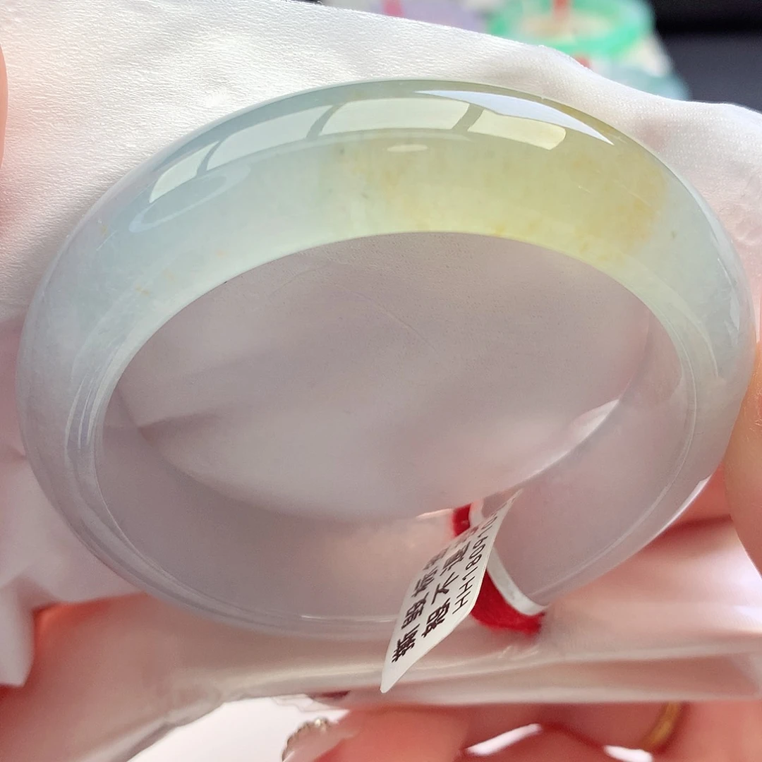 未镶嵌手镯翡翠天然A货翡翠54-55夸父追日 毕业款9号