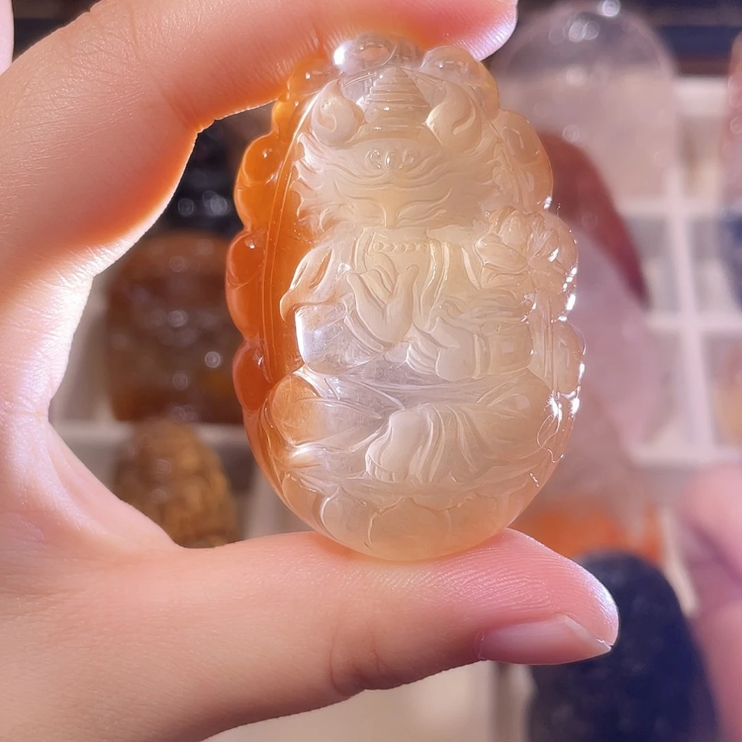 颈饰未镶嵌水晶兔毛