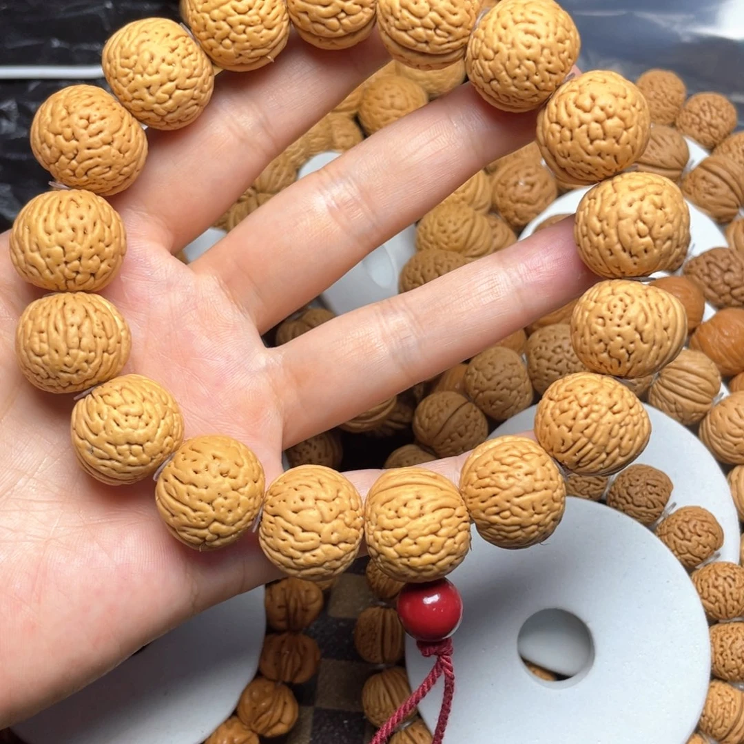 桃木桃核手串20+明南瓜敦