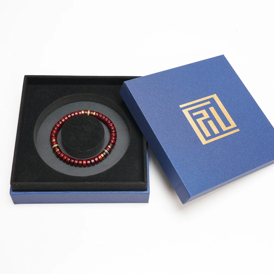 小叶紫檀三彩手串-小叶紫檀-gz0030