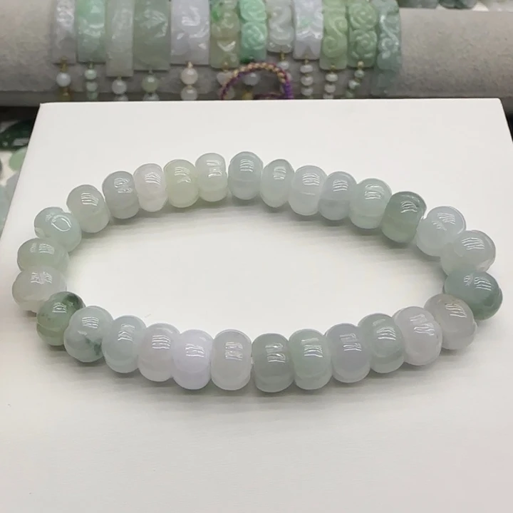未镶嵌手链翡翠南瓜珠手串