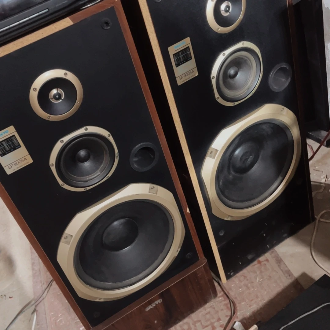 8新三洋12寸3分频古董箱一对包邮