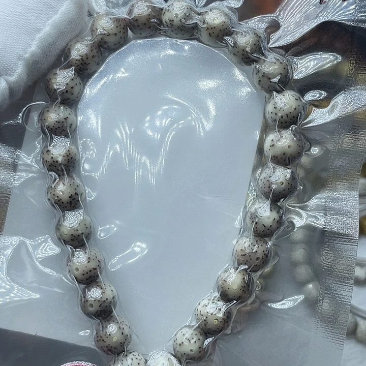 星月菩提手串原生态石玉10圆珠手持