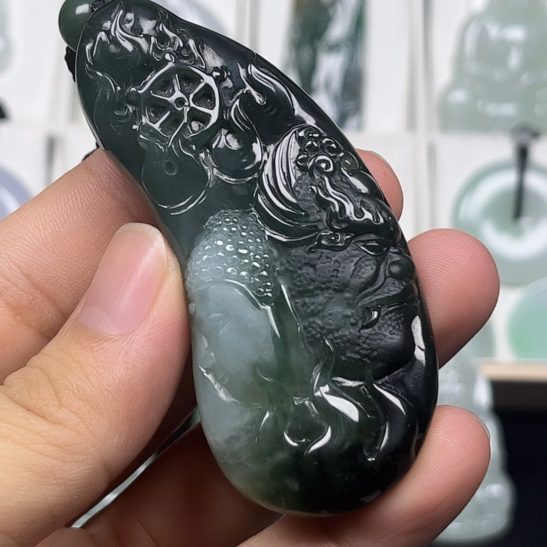 颈饰未镶嵌翡翠缅甸天然翡翠