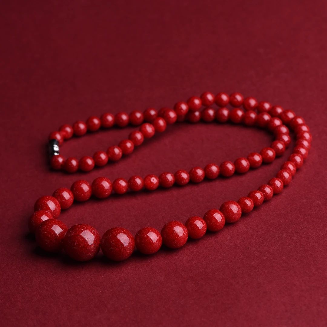 含辰砂工艺品高透光晶体砂塔链妈妈项链2025年礼品