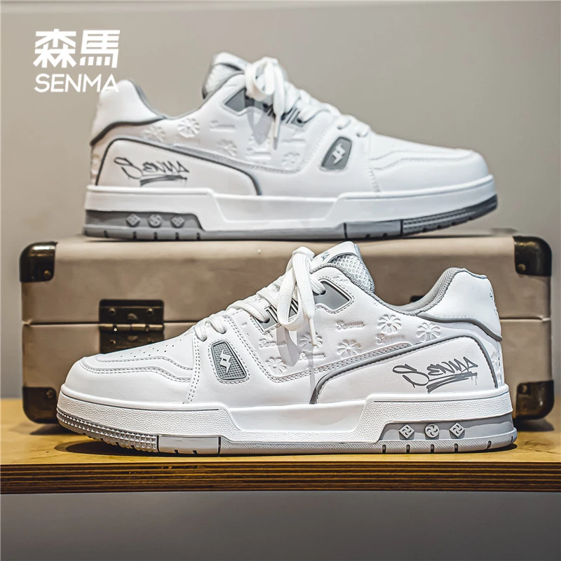 森马男鞋冬季新款青少年休闲板鞋男生耐磨防滑户外运动休闲小白鞋
