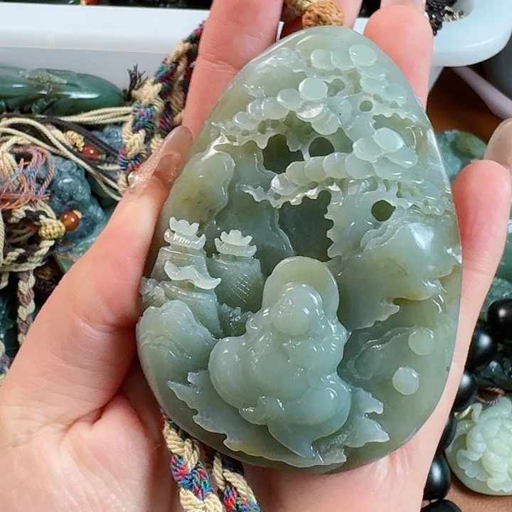 和田玉挂件未镶嵌